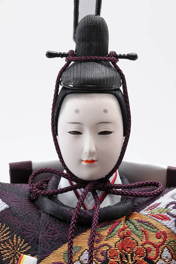 久月　 雛人形　久月作 平安三賢女 歌人付 雛の詩 段織 衣裳着 小十番親王 小三五五人 七人揃い 四段飾り 簡単組み立て 駿河古典蒔絵　詳細画像