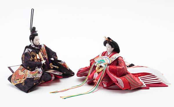 久月　 雛人形　久月作 平安三賢女 歌人付 雛の詩 段織 衣裳着 小十番親王 小三五五人 七人揃い 四段飾り 簡単組み立て 駿河古典蒔絵　詳細画像