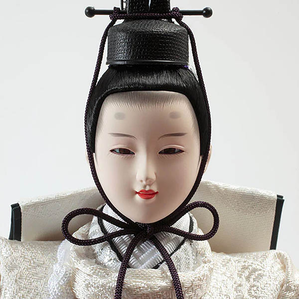 雛人形 久月 衣裳着 ケース入り 親王飾り 小三五親王 茶木目 花刺繍 アクリルケース 詳細画像 久月 雛人形 衣裳着 ケース入り 親王飾り 小三五親王 茶木目 花刺繍 アクリルケース 詳細画像