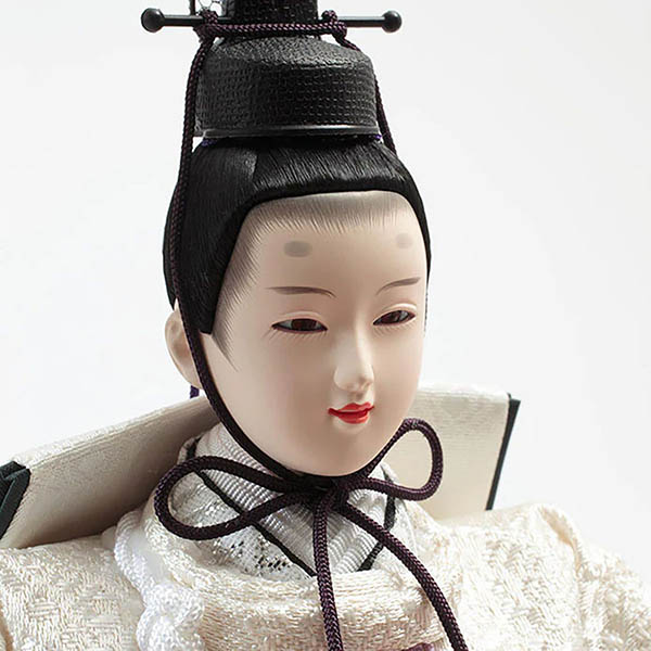 雛人形 久月 衣裳着 ケース入り 親王飾り 小三五親王 茶木目 花刺繍 アクリルケース 詳細画像 久月 雛人形 衣裳着 ケース入り 親王飾り 小三五親王 茶木目 花刺繍 アクリルケース 詳細画像