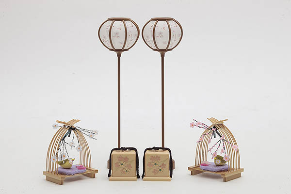 久月　 雛人形　銘木 檜 衣裳着 小芥子親王 収納親王飾り　詳細画像