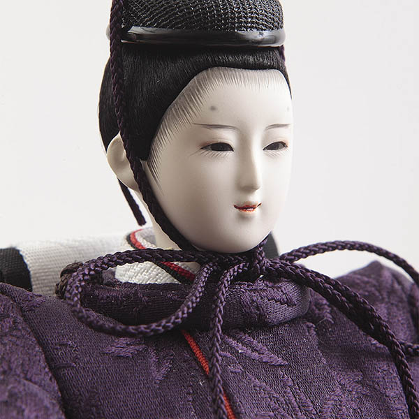 久月　 雛人形　着付 光園 銘木 屋久杉 衣裳着 柳親王 収納親王飾り　詳細画像