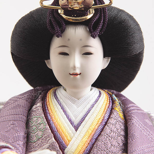 久月　 雛人形　着付 光園 銘木 屋久杉 衣裳着 柳親王 収納親王飾り　詳細画像