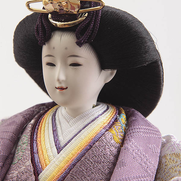 久月　 雛人形　着付 光園 銘木 屋久杉 衣裳着 柳親王 収納親王飾り　詳細画像