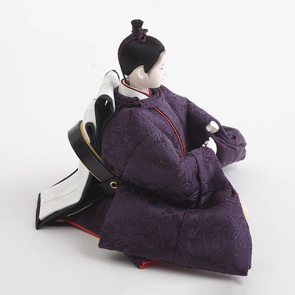久月　 雛人形　着付 光園 銘木 屋久杉 衣裳着 柳親王 収納親王飾り　詳細画像