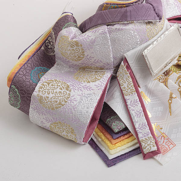 久月　 雛人形　着付 光園 銘木 屋久杉 衣裳着 柳親王 収納親王飾り　詳細画像