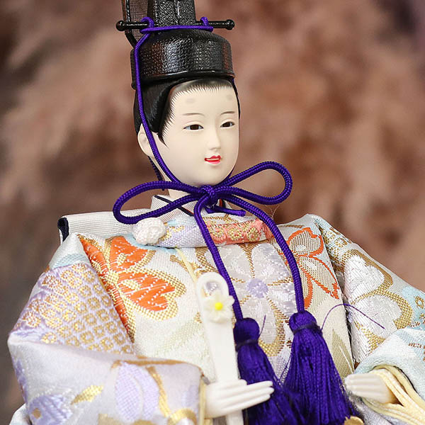久月　 雛人形　久月 衣裳着 ケース入り 親王飾り 芥子親王 アクリルケース飾り　詳細画像