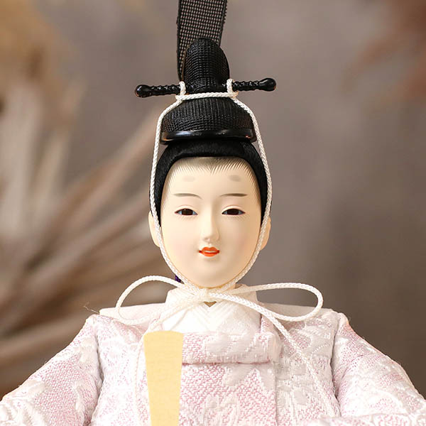 久月　 雛人形　久月 衣裳着 ケース入り 親王飾り 小三五親王 アクリルケース飾り　詳細画像