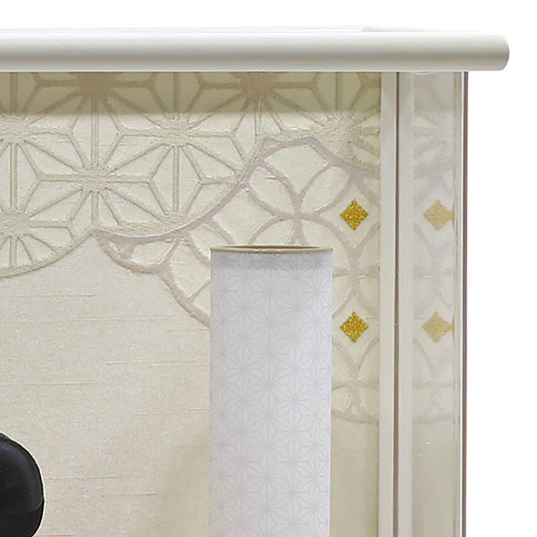 久月　 雛人形　久月 衣裳着 ケース入り 親王飾り 芥子親王 アクリルケース飾り　詳細画像