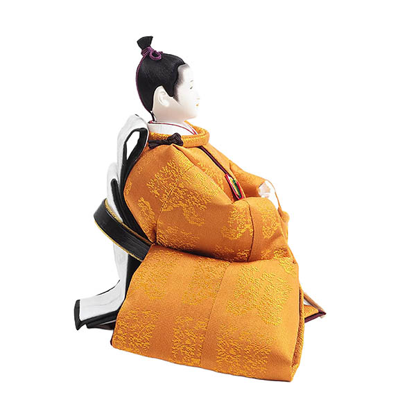 雛人形 久月 正絹有職 黄櫨染 衣裳着 芥子親王 二寸官女 棚式四段飾り 詳細画像 久月 雛人形 正絹有職 黄櫨染 衣裳着 芥子親王 二寸官女 棚式四段飾り 詳細画像