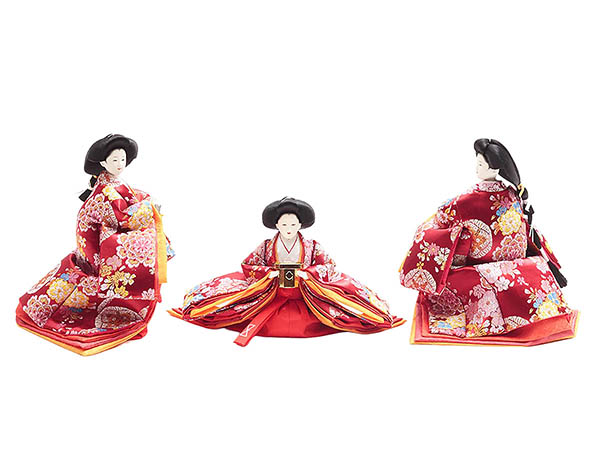 雛人形 久月 衣裳着 九番親王 大三五 十五人揃い 緋毛氈 七段飾り 詳細画像 久月 雛人形 衣裳着 九番親王 大三五 十五人揃い 緋毛氈 七段飾り 詳細画像