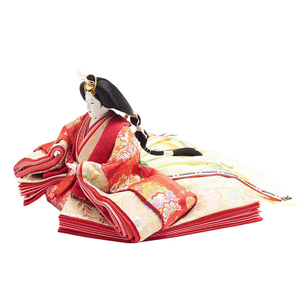 雛人形 久月 衣裳着 九番親王 大三五 十五人揃い 緋毛氈 七段飾り 詳細画像 久月 雛人形 衣裳着 九番親王 大三五 十五人揃い 緋毛氈 七段飾り 詳細画像