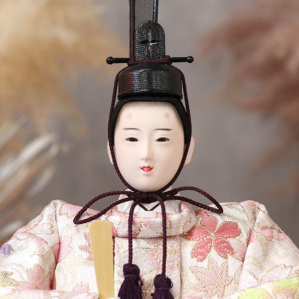 雛人形 久月 衣裳着 ケース入り 親王飾り 小三五親王 白木 木目 ガラスケース 詳細画像 久月 雛人形 衣裳着 ケース入り 親王飾り 小三五親王 白木 木目 ガラスケース 詳細画像