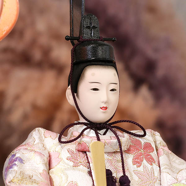 雛人形 久月 衣裳着 ケース入り 親王飾り 小三五親王 白木 木目 ガラスケース 詳細画像 久月 雛人形 衣裳着 ケース入り 親王飾り 小三五親王 白木 木目 ガラスケース 詳細画像