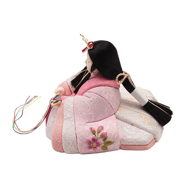 久月　 雛人形　久月作 ほのか 木目込み 新井久夫 芽依雛 親王飾り 刺繍　詳細画像