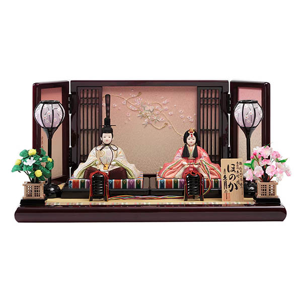 久月作 ほのか 木目込み 木村綾 祥恵雛 親王飾り【3HR-M38】