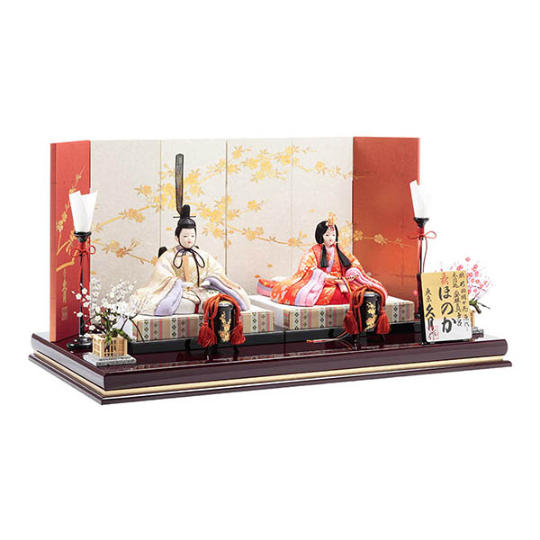 久月　 雛人形　久月作 ほのか 木目込み 真多呂 美紗雛 親王飾り 正絹　詳細画像