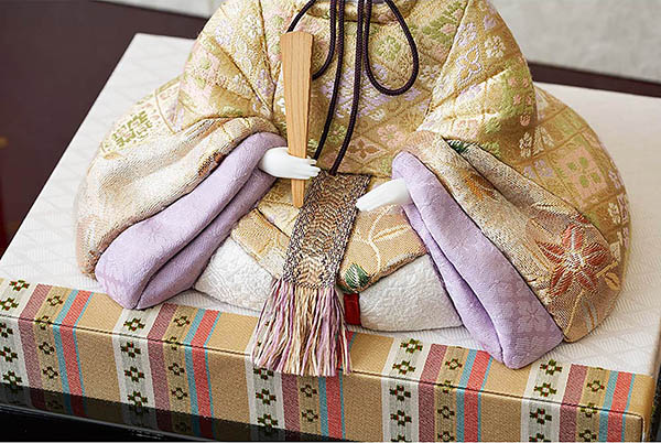 久月　 雛人形　久月作 ほのか 木目込み 真多呂 美紗雛 親王飾り 正絹　詳細画像