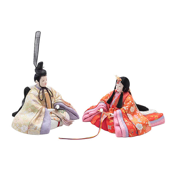 久月　 雛人形　久月作 ほのか 木目込み 真多呂 美紗雛 親王飾り 正絹　詳細画像