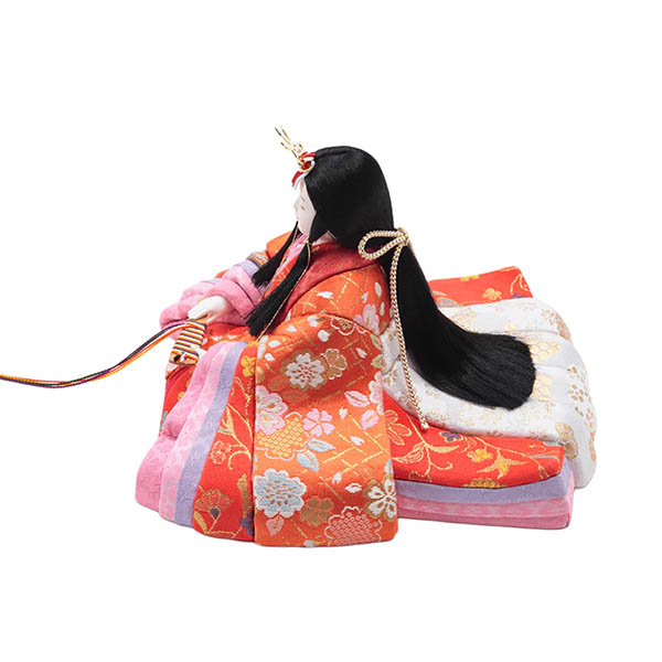 久月　 雛人形　久月作 ほのか 木目込み 真多呂 美紗雛 親王飾り 正絹　詳細画像