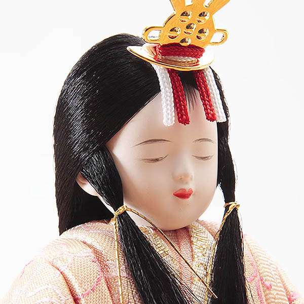 久月　 雛人形　一秀作 花澄雛 木目込み 親王飾り 久月監製　詳細画像