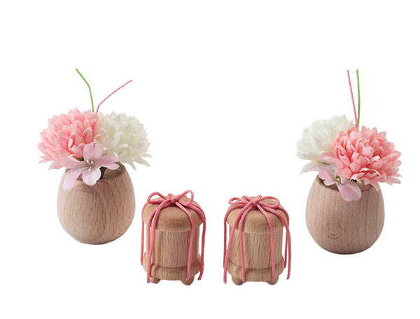 久月　 雛人形　一秀作 桃葉雛 木目込み 五人 収納飾り　詳細画像