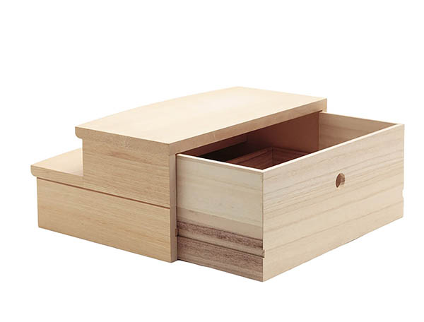 久月　 雛人形　一秀作 桃葉雛 木目込み 五人 収納飾り　詳細画像