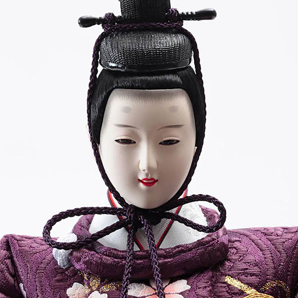 雛人形 久月 衣裳着 金彩刺繍 三五親王 立親王飾り 詳細画像 久月 雛人形 衣裳着 金彩刺繍 三五親王 立親王飾り 詳細画像