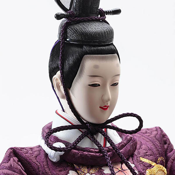 雛人形 久月 衣裳着 金彩刺繍 三五親王 立親王飾り 詳細画像 久月 雛人形 衣裳着 金彩刺繍 三五親王 立親王飾り 詳細画像