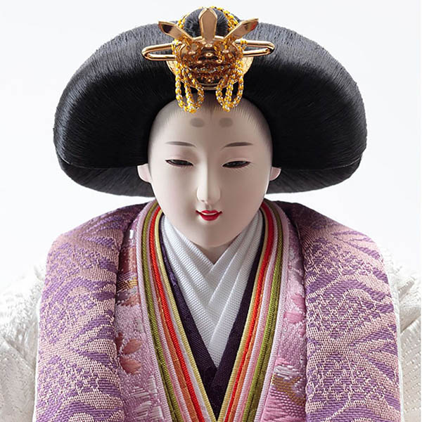 雛人形 久月 衣裳着 金彩刺繍 三五親王 立親王飾り 詳細画像 久月 雛人形 衣裳着 金彩刺繍 三五親王 立親王飾り 詳細画像