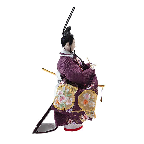 雛人形 久月 衣裳着 金彩刺繍 三五親王 立親王飾り 詳細画像 久月 雛人形 衣裳着 金彩刺繍 三五親王 立親王飾り 詳細画像