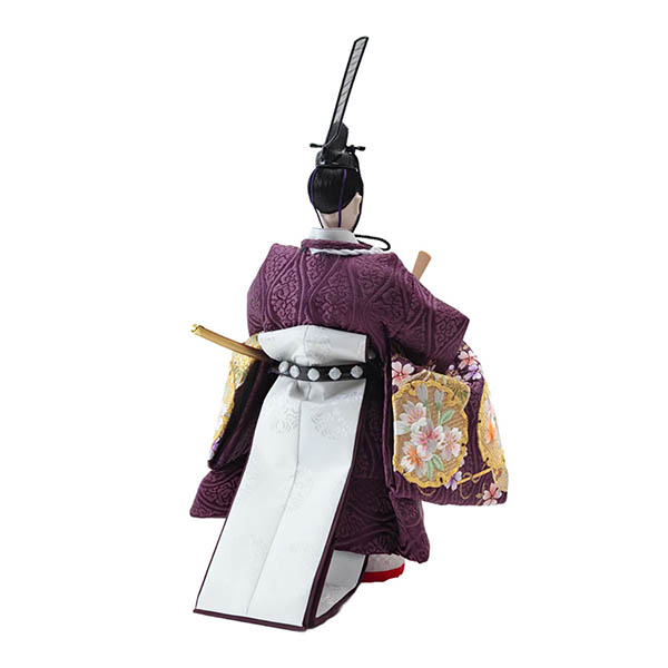 雛人形 久月 衣裳着 金彩刺繍 三五親王 立親王飾り 詳細画像 久月 雛人形 衣裳着 金彩刺繍 三五親王 立親王飾り 詳細画像