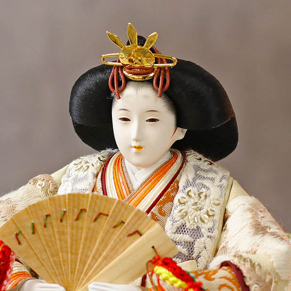 久月　 雛人形　二世光匠作 刺繍 衣裳着 京十二番親王 平飾り kyugetsu tokyo closs　詳細画像