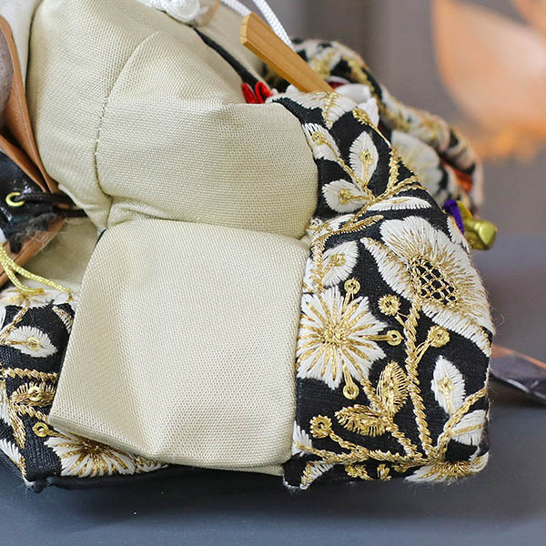 久月　 雛人形　二世光匠作 刺繍 衣裳着 京十二番親王 平飾り kyugetsu tokyo closs　詳細画像