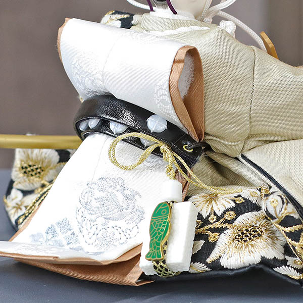 久月　 雛人形　二世光匠作 刺繍 衣裳着 京十二番親王 平飾り kyugetsu tokyo closs　詳細画像