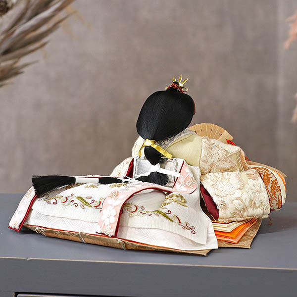 久月　 雛人形　二世光匠作 刺繍 衣裳着 京十二番親王 平飾り kyugetsu tokyo closs　詳細画像