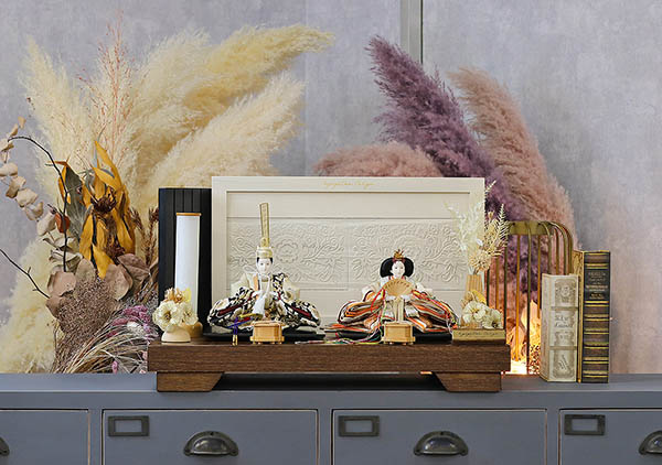 久月　 雛人形　二世光匠作 刺繍 衣裳着 京十二番親王 平飾り kyugetsu tokyo closs　詳細画像