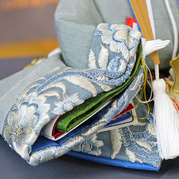 久月　 雛人形　二世光匠作 刺繍 衣裳着 京十二番親王 収納飾り kyugetsu tokyo closs　詳細画像