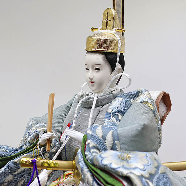 久月　 雛人形　二世光匠作 刺繍 衣裳着 京十二番親王 収納飾り kyugetsu tokyo closs　詳細画像