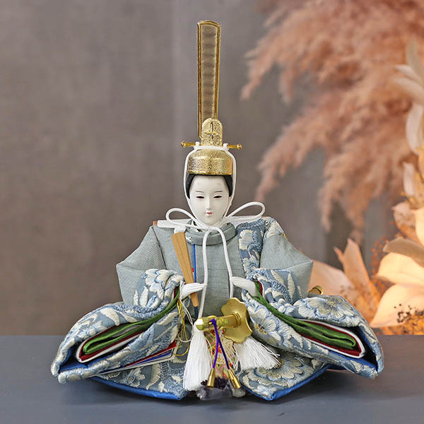 久月　 雛人形　二世光匠作 刺繍 衣裳着 京十二番親王 収納飾り kyugetsu tokyo closs　詳細画像