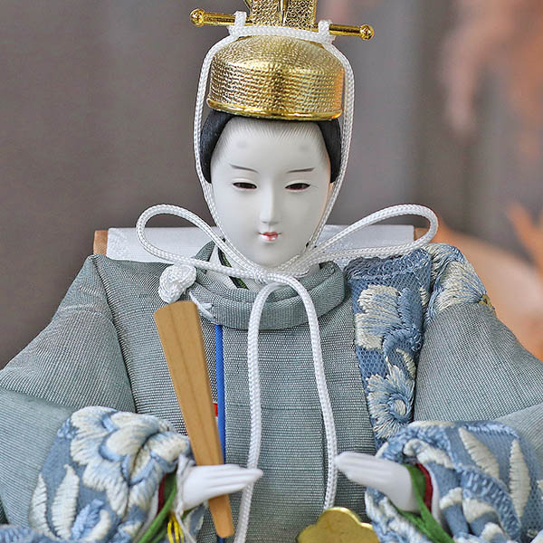 久月　 雛人形　二世光匠作 刺繍 衣裳着 京十二番親王 収納飾り kyugetsu tokyo closs　詳細画像