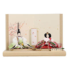 雛人形: 草木染め ふうか 芥子親王飾り