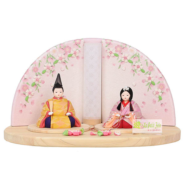 ゆかり作 遊姫 ゆうき 木目込み 親王飾り