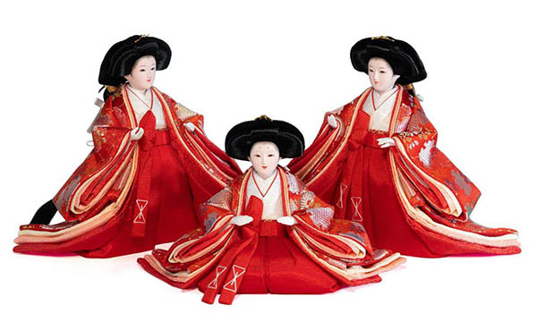 雛人形 吉徳 小三五親王 柳 十五人揃い 春窓雛 詳細画像 吉徳 雛人形 小三五親王 柳 十五人揃い 春窓雛 詳細画像