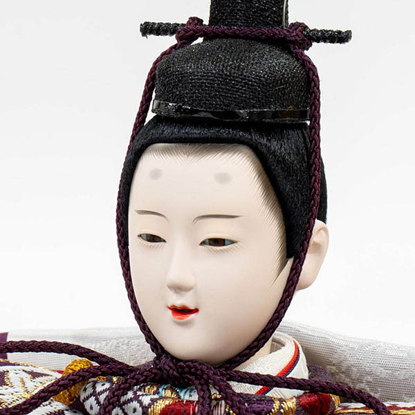 吉徳　 雛人形　正絹 十番親王 三五 十五人揃い 福寿雛 緋毛氈　詳細画像