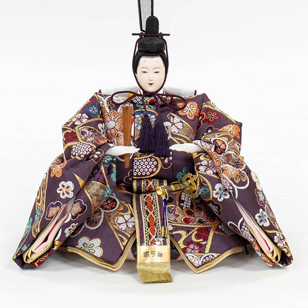 吉徳　 雛人形　正絹 十番親王 三五 十五人揃い 福寿雛 緋毛氈　詳細画像