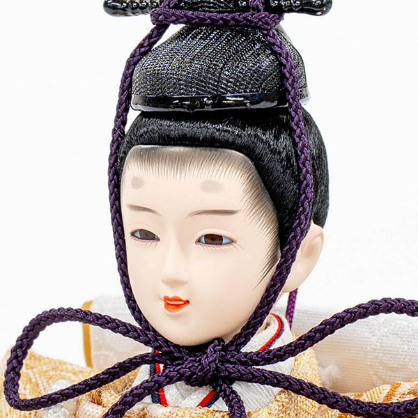 吉徳　 雛人形　芥子親王 木目 LEDライト付き屏風　詳細画像