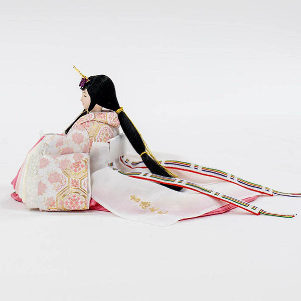 吉徳　 雛人形　芥子親王 木目 LEDライト付き屏風　詳細画像