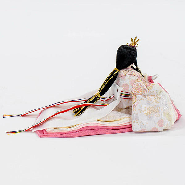 吉徳　 雛人形　芥子親王 木目 LEDライト付き屏風　詳細画像