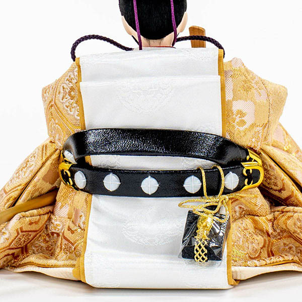 吉徳　 雛人形　芥子親王 木目 LEDライト付き屏風　詳細画像